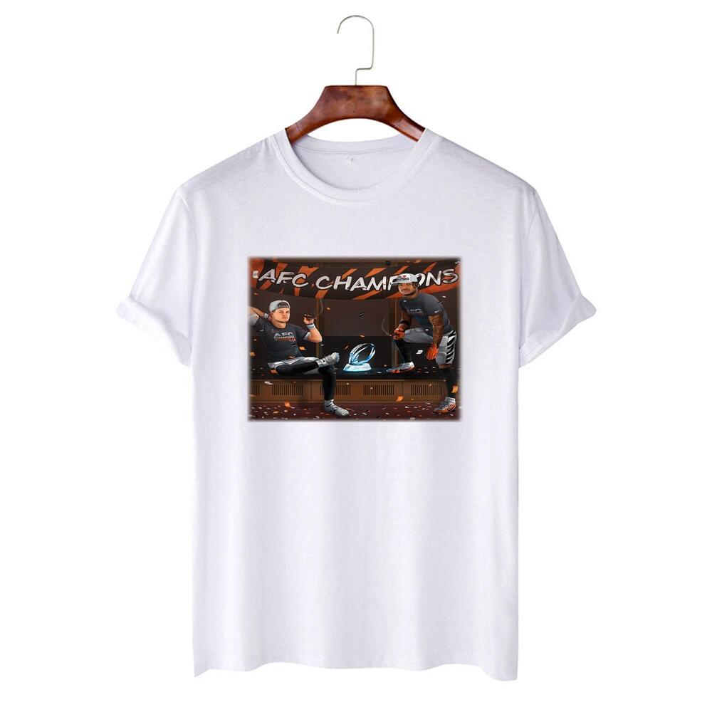Joe Burrow And Jamarr Chase Bengals Afc Championship Shirt